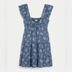 Hollister Flutter Sleeve Babydoll Dress
